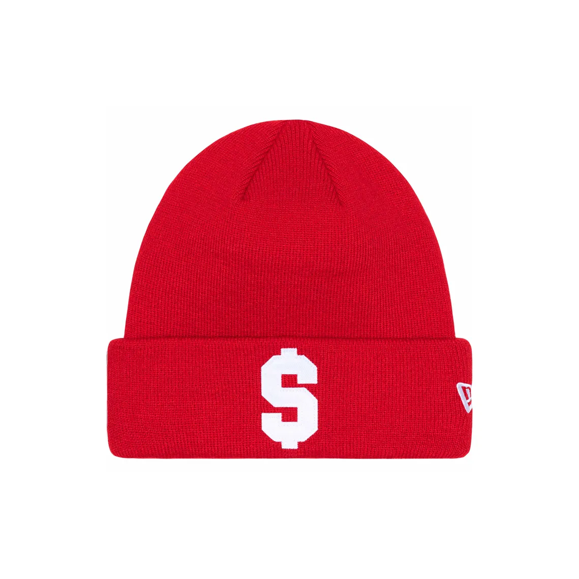 Supreme x New Era Акриловые шапки-бини унисекс красного цвета