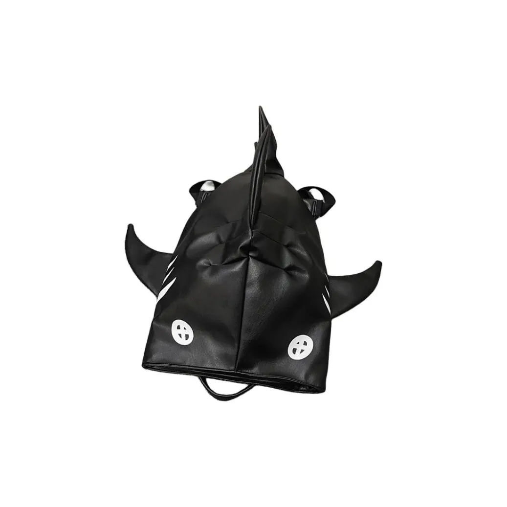 TINYAT Рюкзак из ПУ (полиуретана) Кожа большой унисекс черный белый