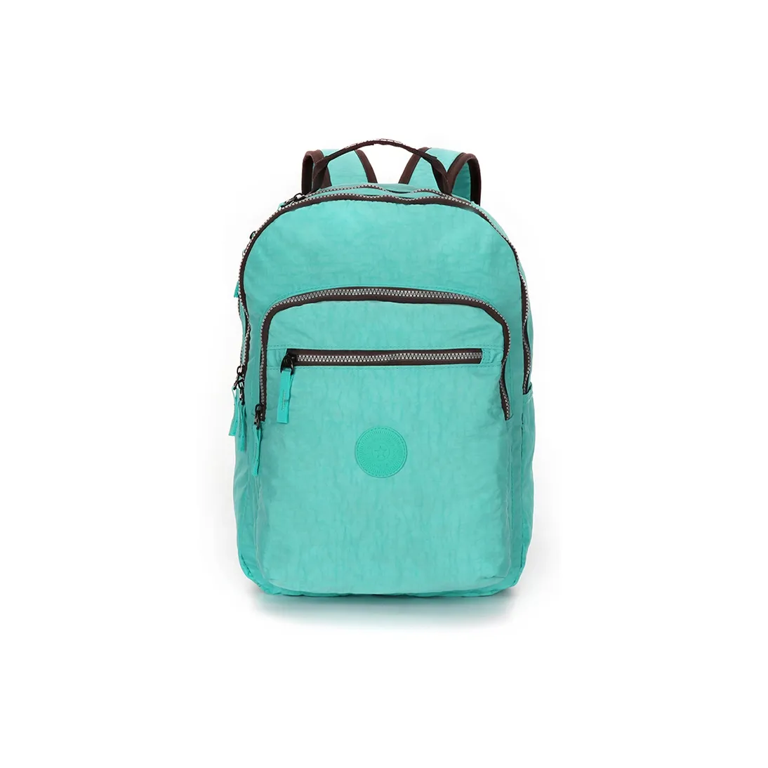 SUISSEWIN Polyester Students' Laptop Backpack Regular Unisex Green/Black/Rose Red