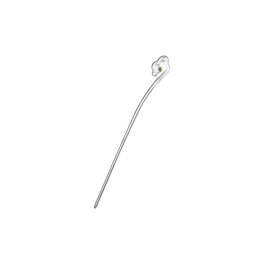Wylyp 999 Fine Silver Hairpins Women's White