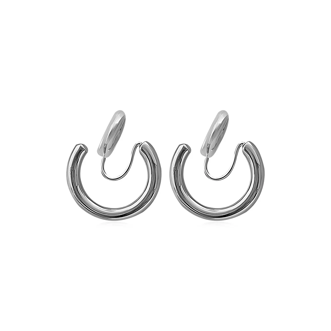 GUDS GAVE Сплав Нижняя заколка Серьги On Женские