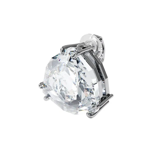 Swarovski Искусственный хрусталь Заколка для волос Серьги On Женские Серебряные