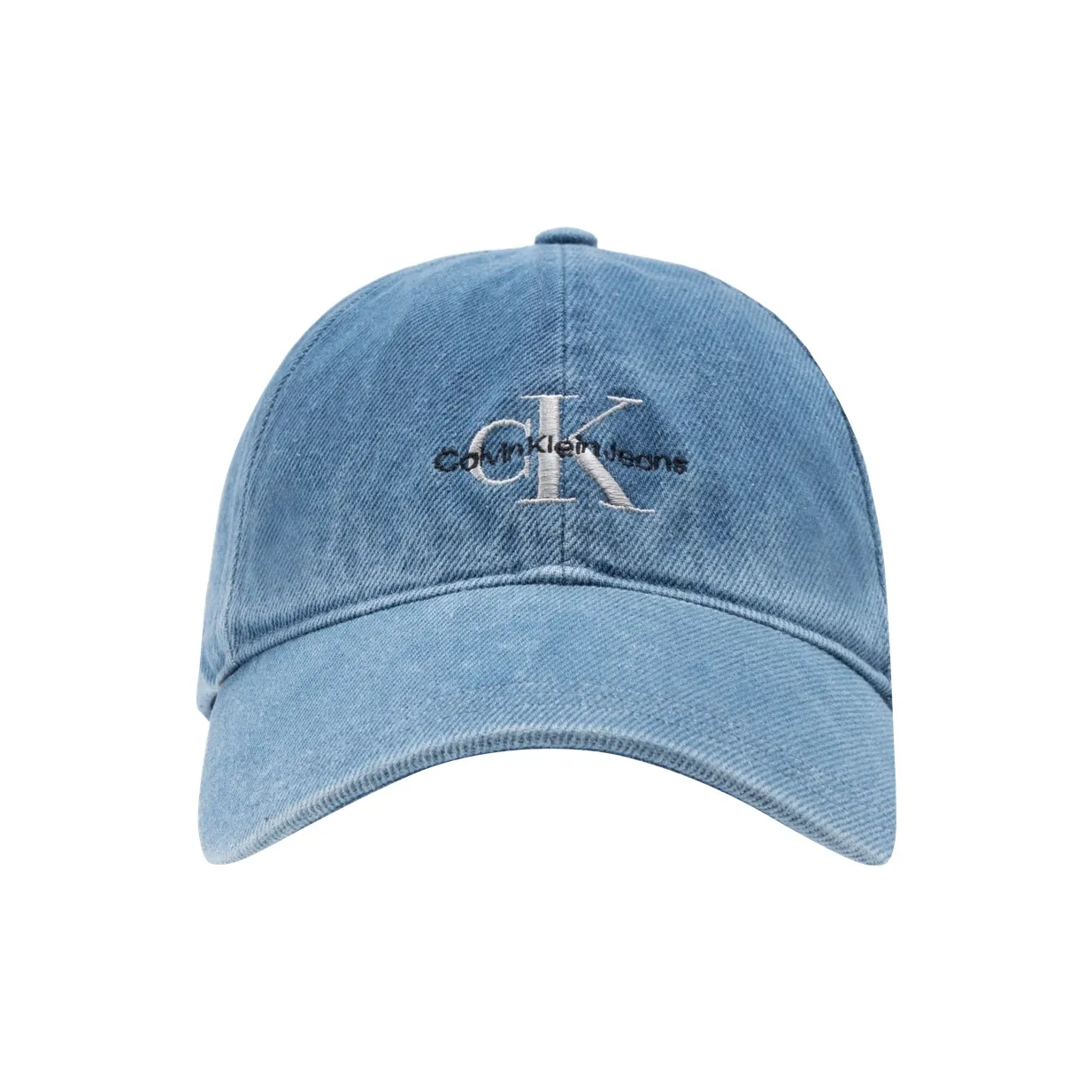 CALVIN KLEIN Cotton Baseball Caps Unisex Denim Blue