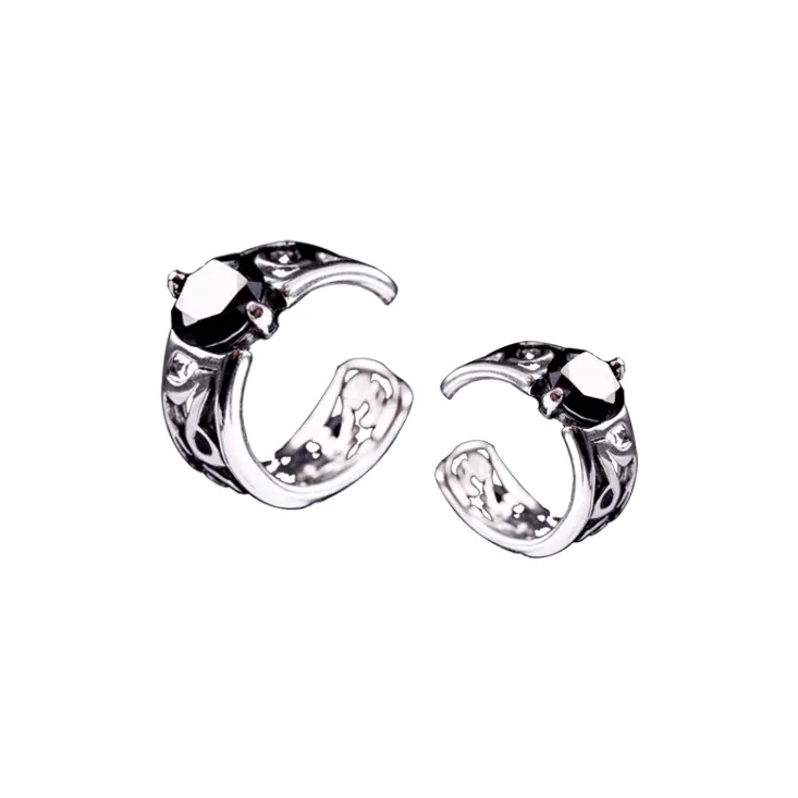 IDEE CREATIVE IDEA FOR YOU Титановые стальные серьги Clip ON Унисекс