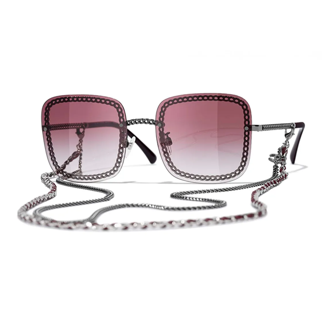 CHANEL Square Sunglasses Women's