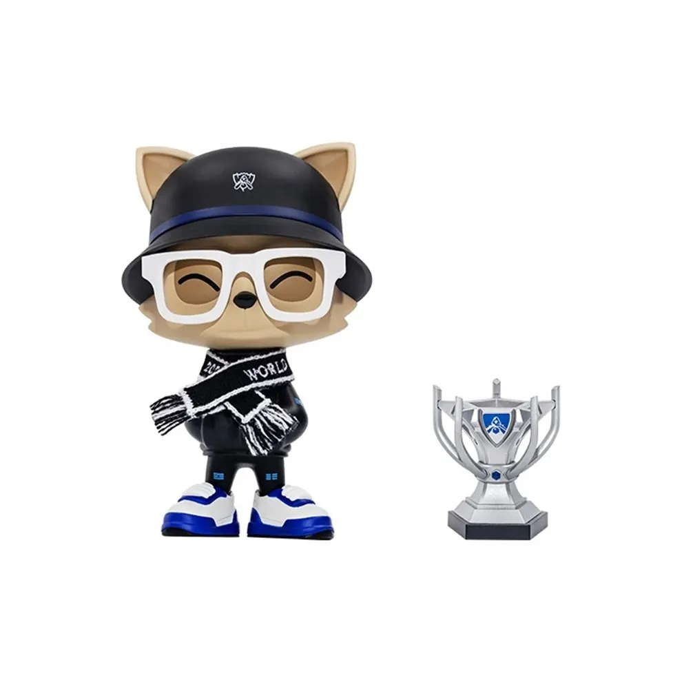 Лига Легенд Лига Легенд Teemo The Swift Scout 2023 Глобальный Финал Фигурки Timo в стиле Chibi