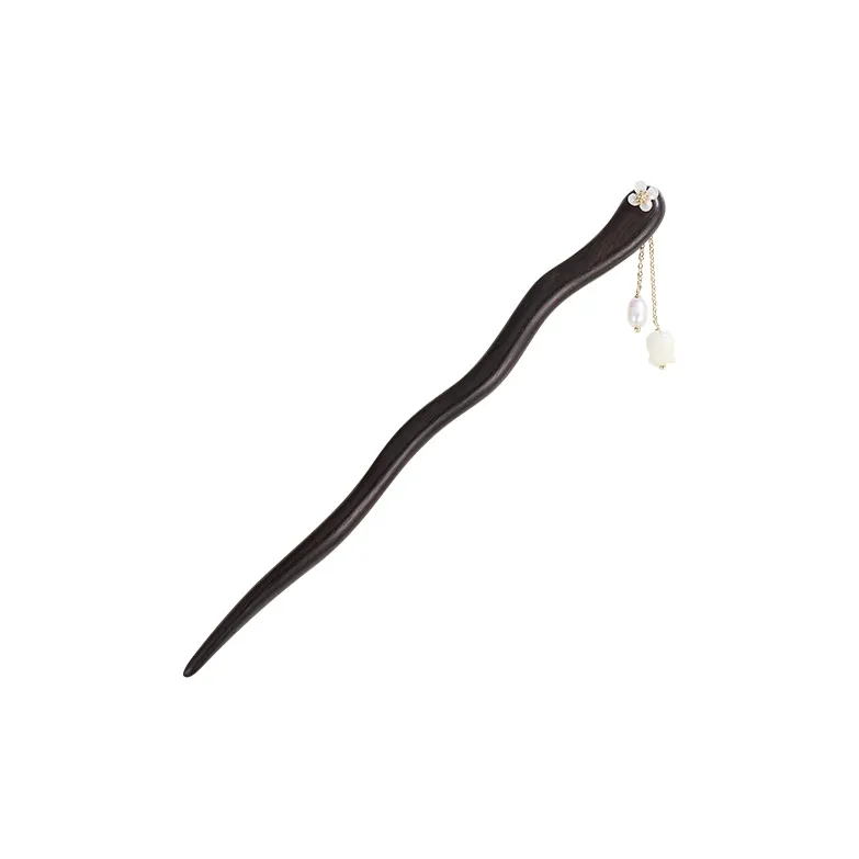 QIMEILA Wooden Hairpins Women's Box