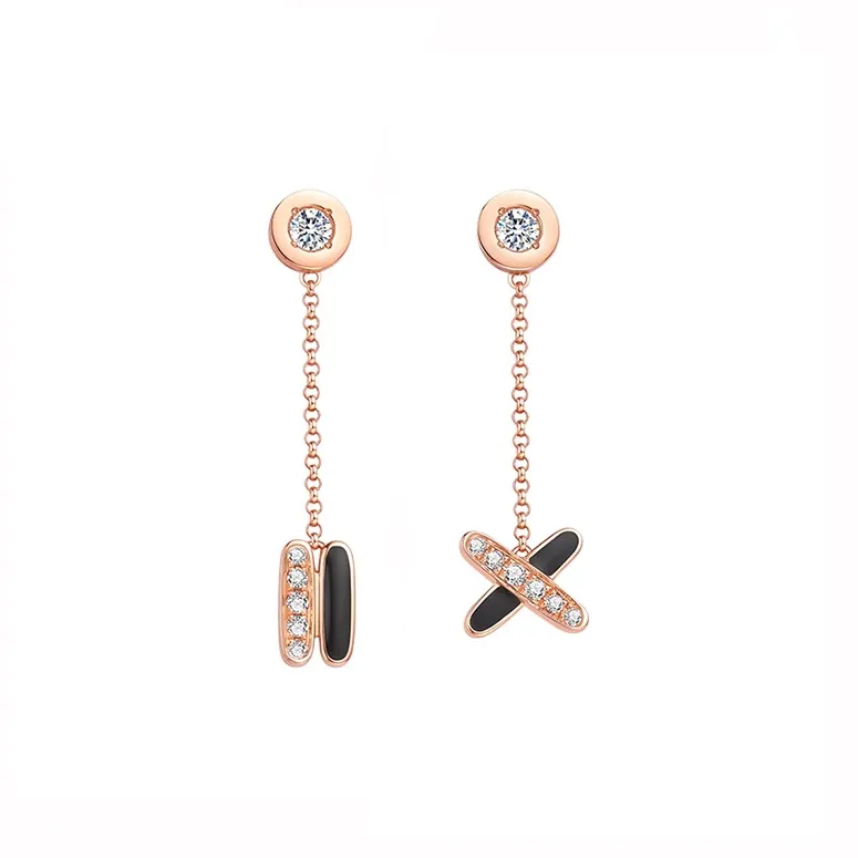 CC KAMEI Diamonds In 18K Gold Earrings Women's