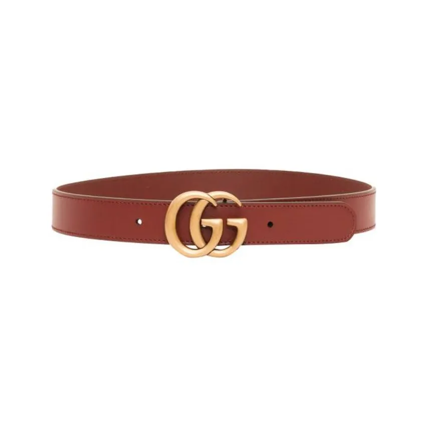 GUCCI GG-buckle Leather Belt