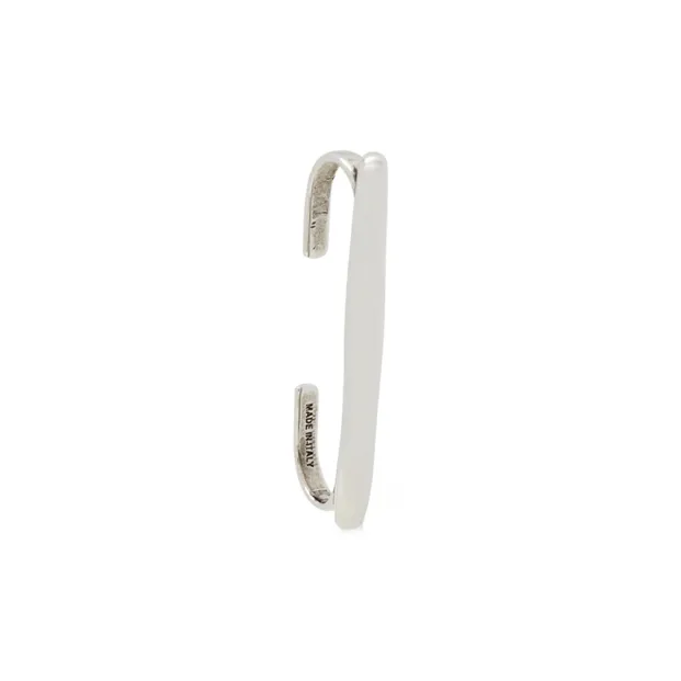 Alexander McQueen Brass Clip On Earrings Unisex