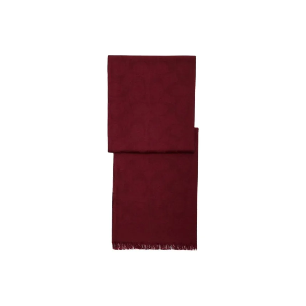 COACH Вязаные шарфы Женские Темно-красный