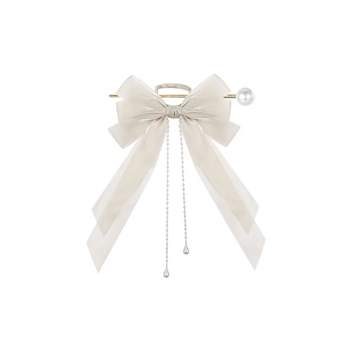 SENDME Hairpins Women's Bowknot Ribbon Hairpin