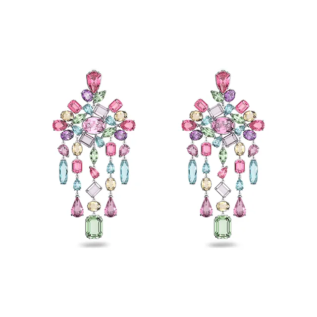 Swarovski Gema Сплав Clip ON Серьги Многоцветные Женские