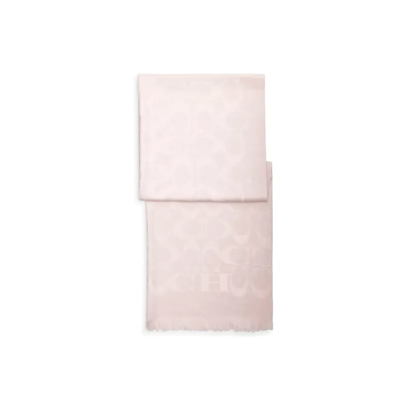 COACH Шерпа Вязаные Шарфы Женские Розовые