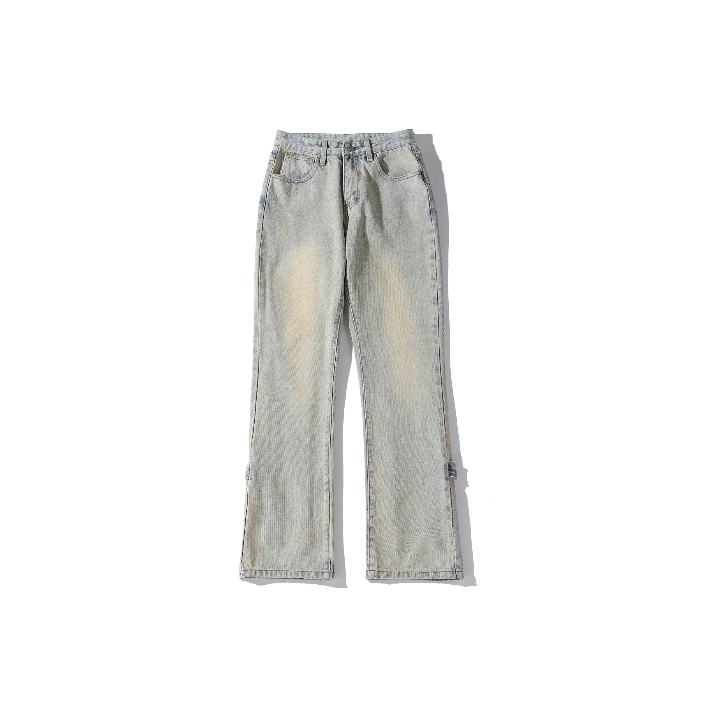 REXSHION Jeans Unisex Moderate Flared Pants