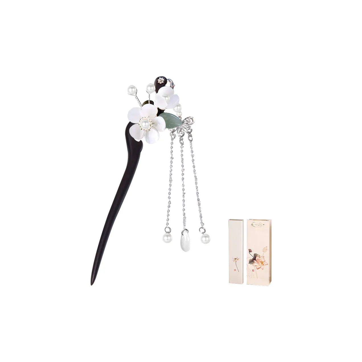 SENDME Ebony Traditional Chinese Style Hairpin Women's