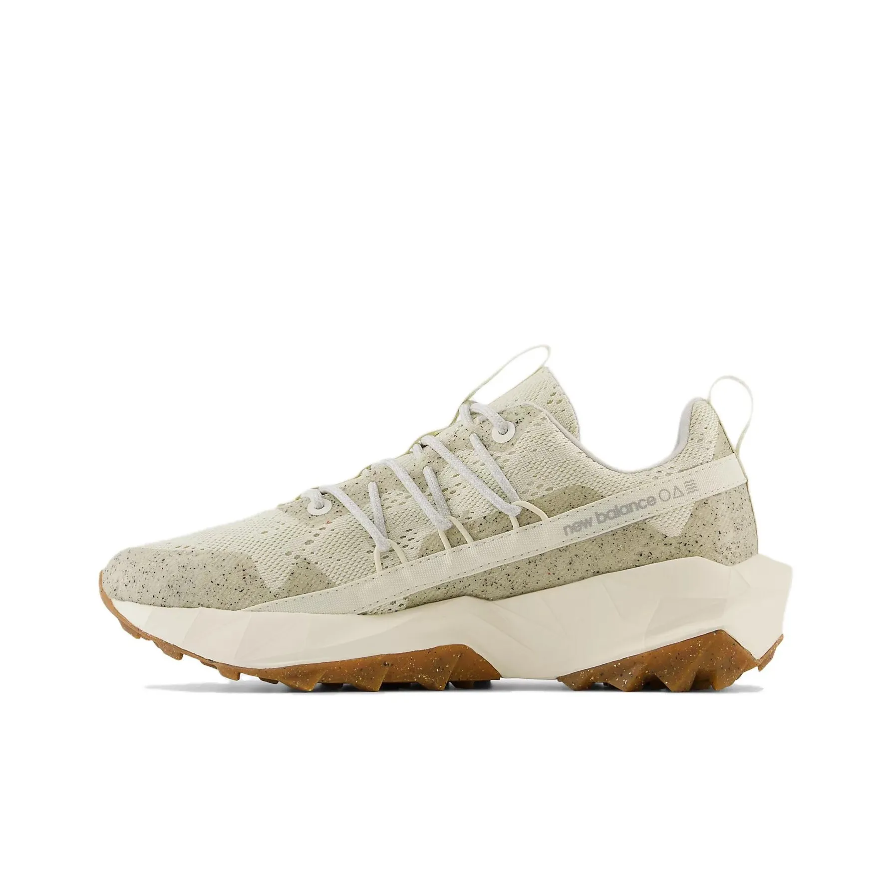 New Balance NB Tektrel Low Топ Повседневные Беговые Кроссовки Женские Бежево-Зеленые