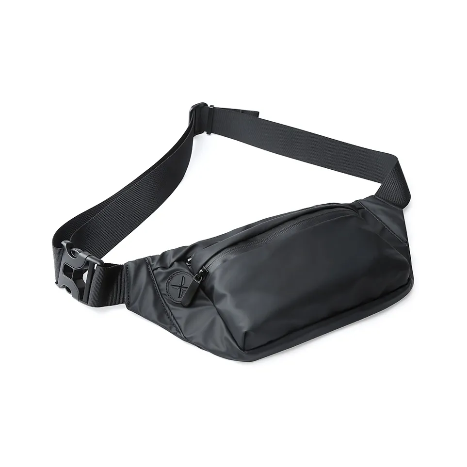 MOYYI Сумка через плечо из ПВХ поясная сумка стандартная унисекс черная