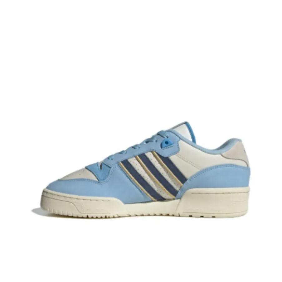 Adidas Originals Rivalry Slip Resistant Abrasion Resistant Низкие Скейтборд Кроссовки Унисекс Синие Белые
