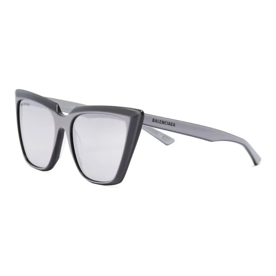 Balenciaga Acetate Acrylic Butterfly Sunglasses Women's Gray