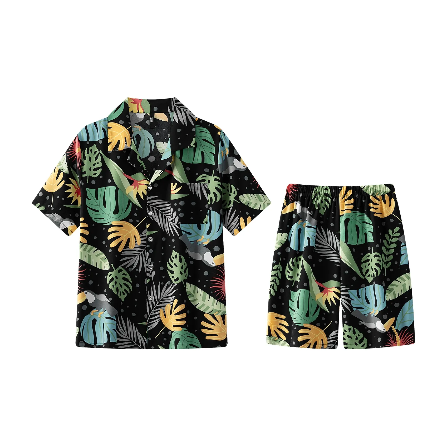 Gongdie Pajama Set Men's Multicolor