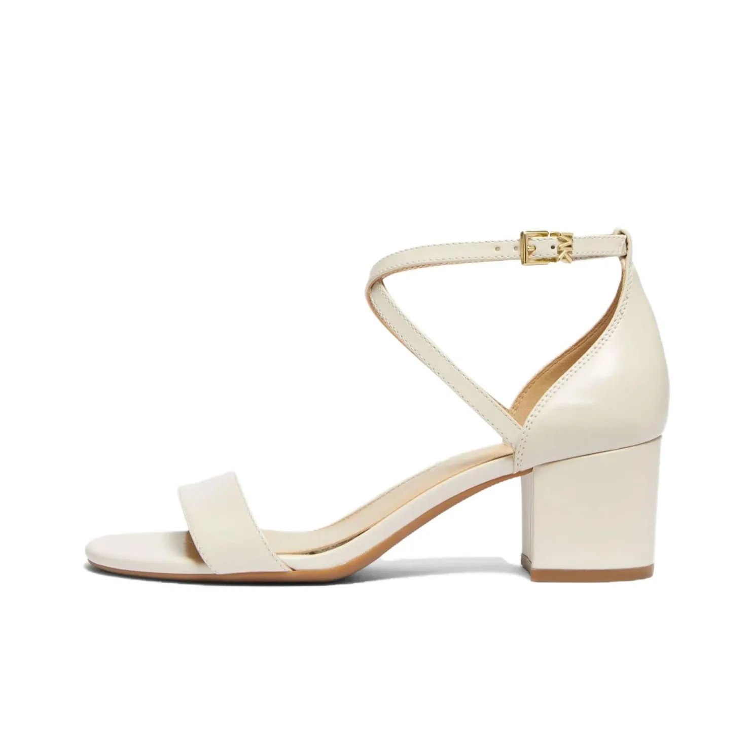 MICHAEL KORS Serena One Strap Sandals Women's Milk White