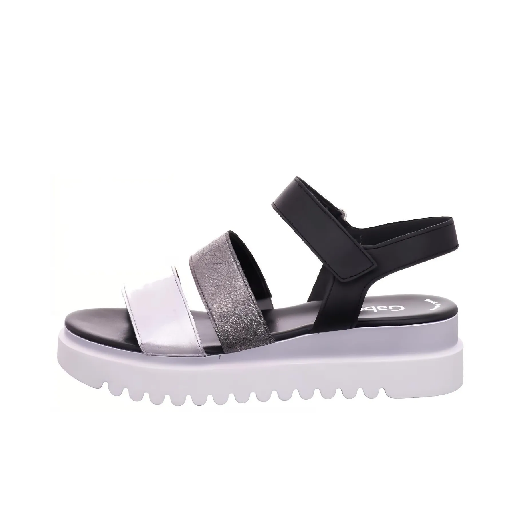 Gabor Beach Sandals slip Women's Black White Gray