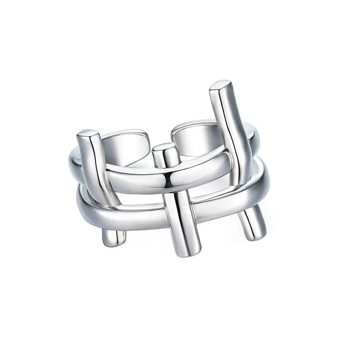 Glam Ever Сплав Кольца Серебряные Женские