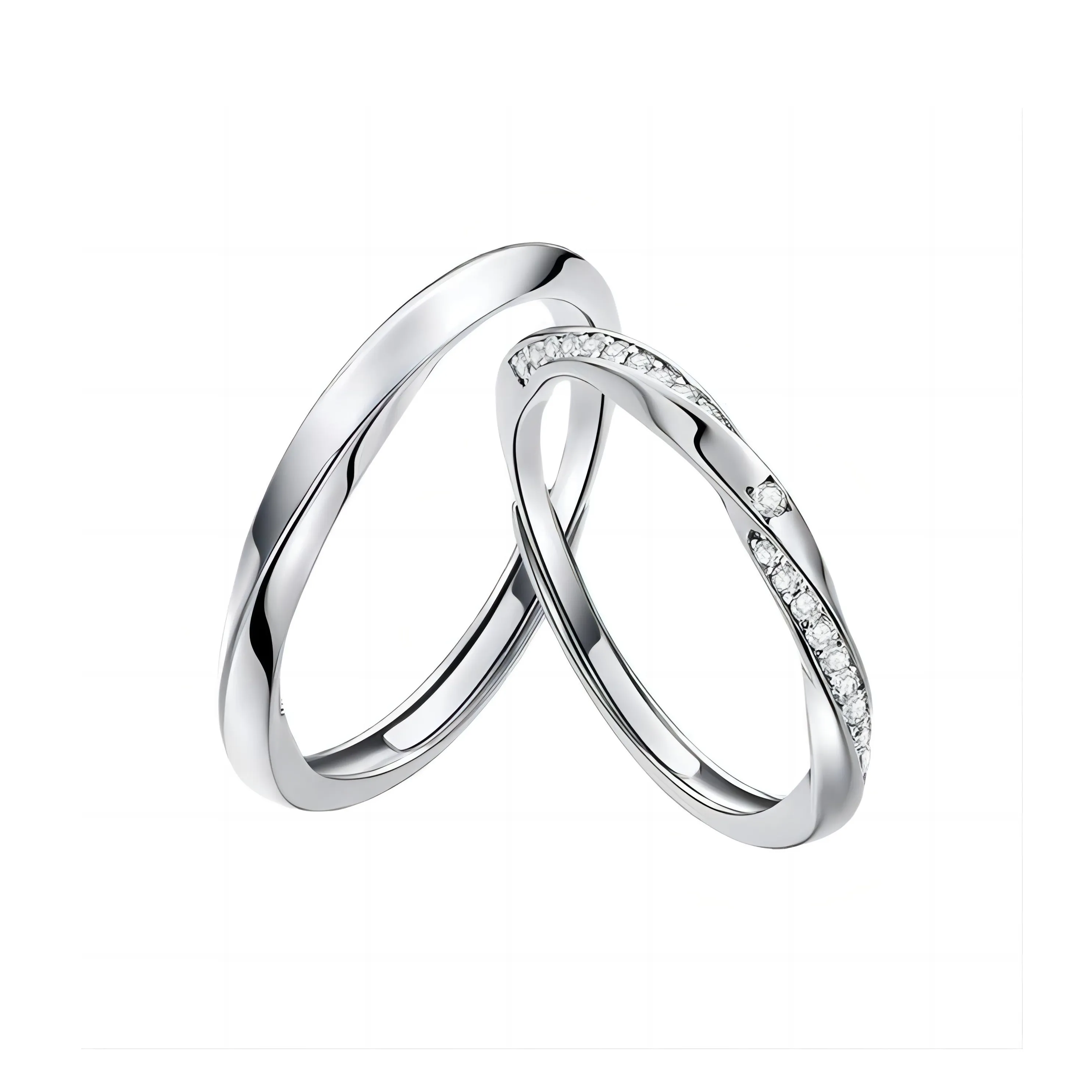 CHIEMOT Циркон Кольца Унисекс