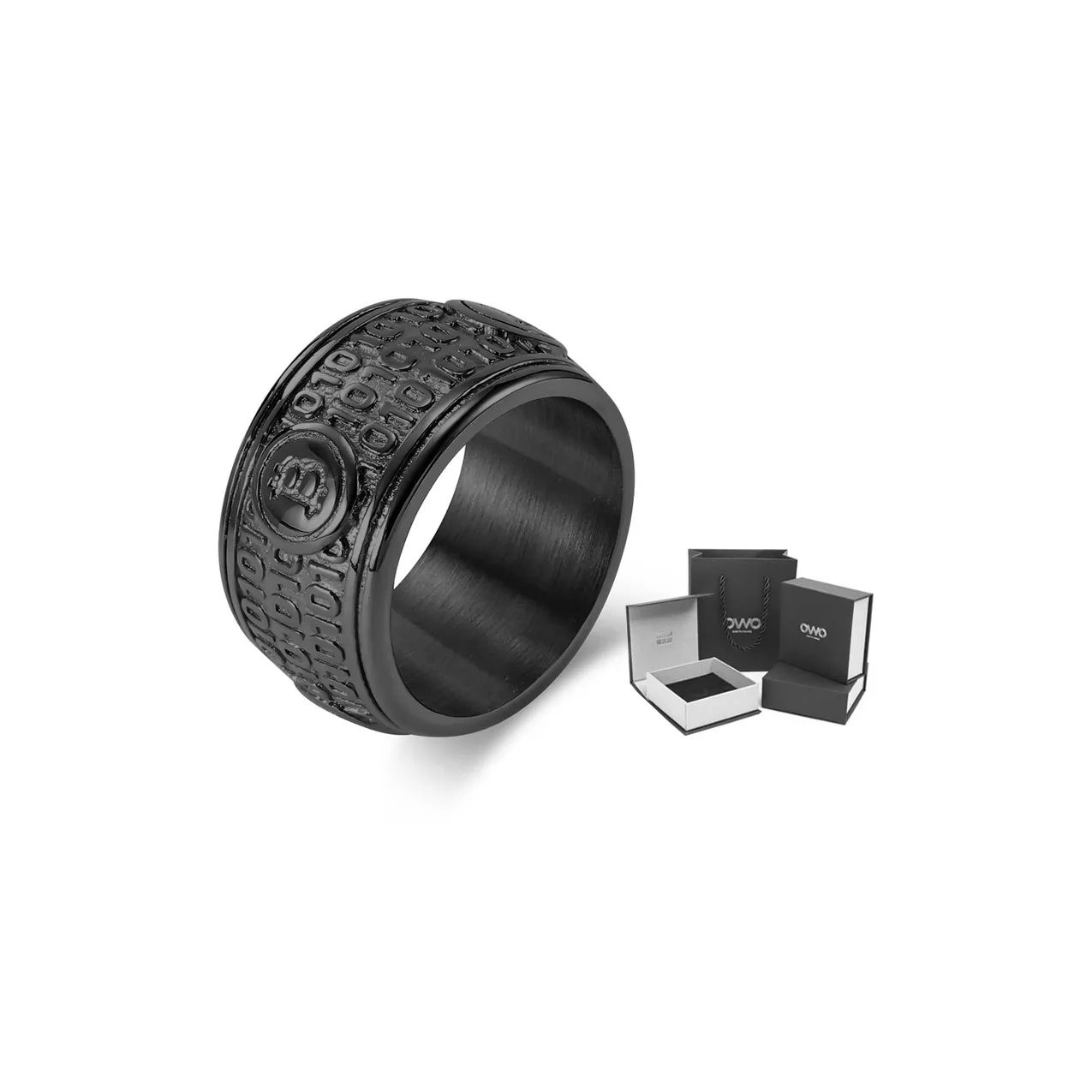 OWO Кольца из титанового стального сплава для мужчин