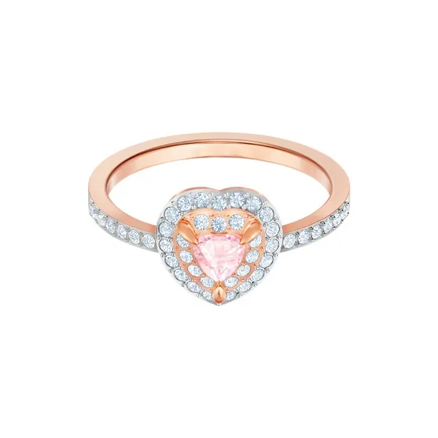 Swarovski ONE Gold Plated Rings Women's Rose Gold
