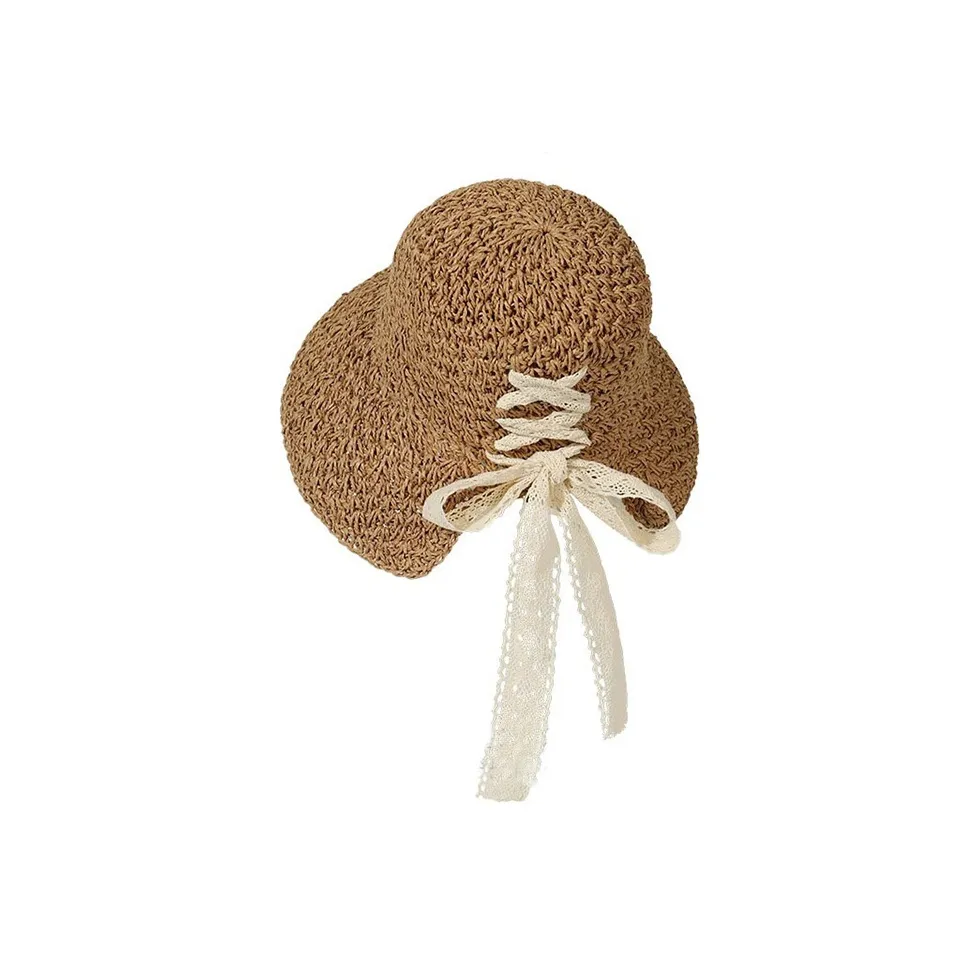 FUO Шляпы ведра из соломенной плетени Женские