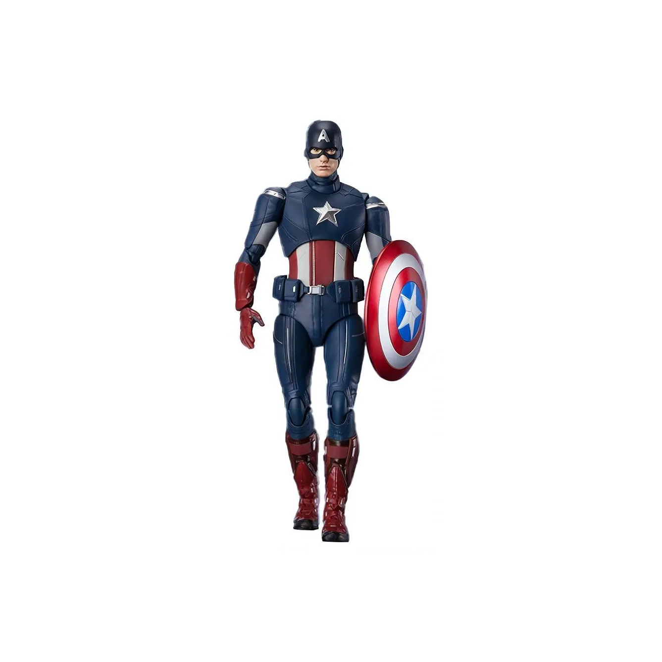 BANDAI Japan Marvel S.H. Figuarts Captain America Cap Vs Cap Edition Action Figure
