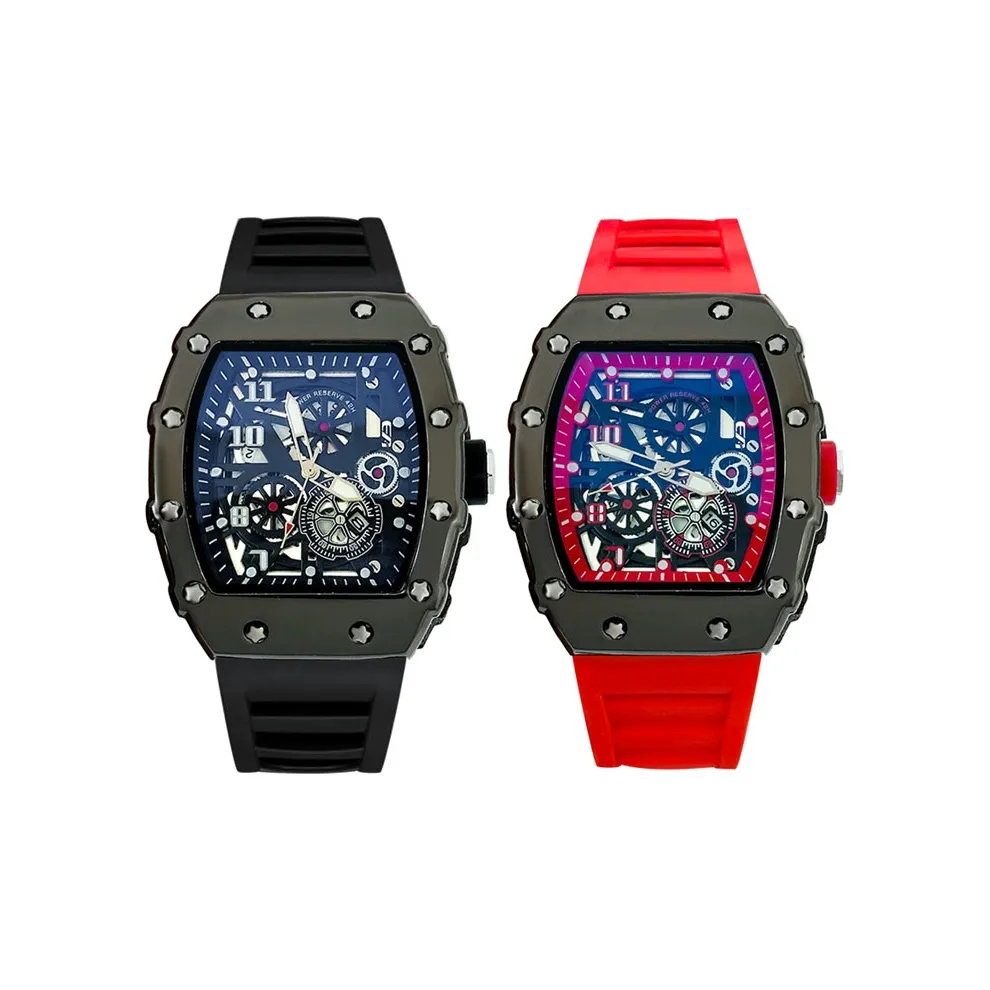 EA Chinese Watch Кварцевый механизм Мужские часы Черный циферблат EPC 001*2