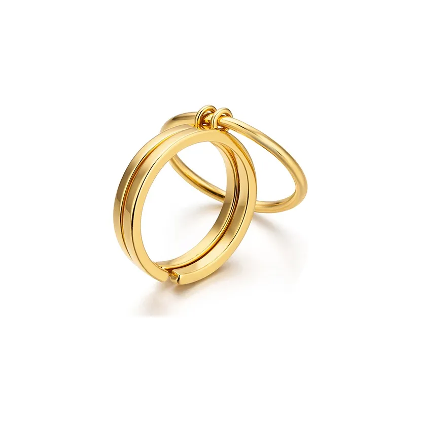 Glam Ever Сплав/Серебряное Покрытие/Золотое Покрытие Кольца Золотые Женские