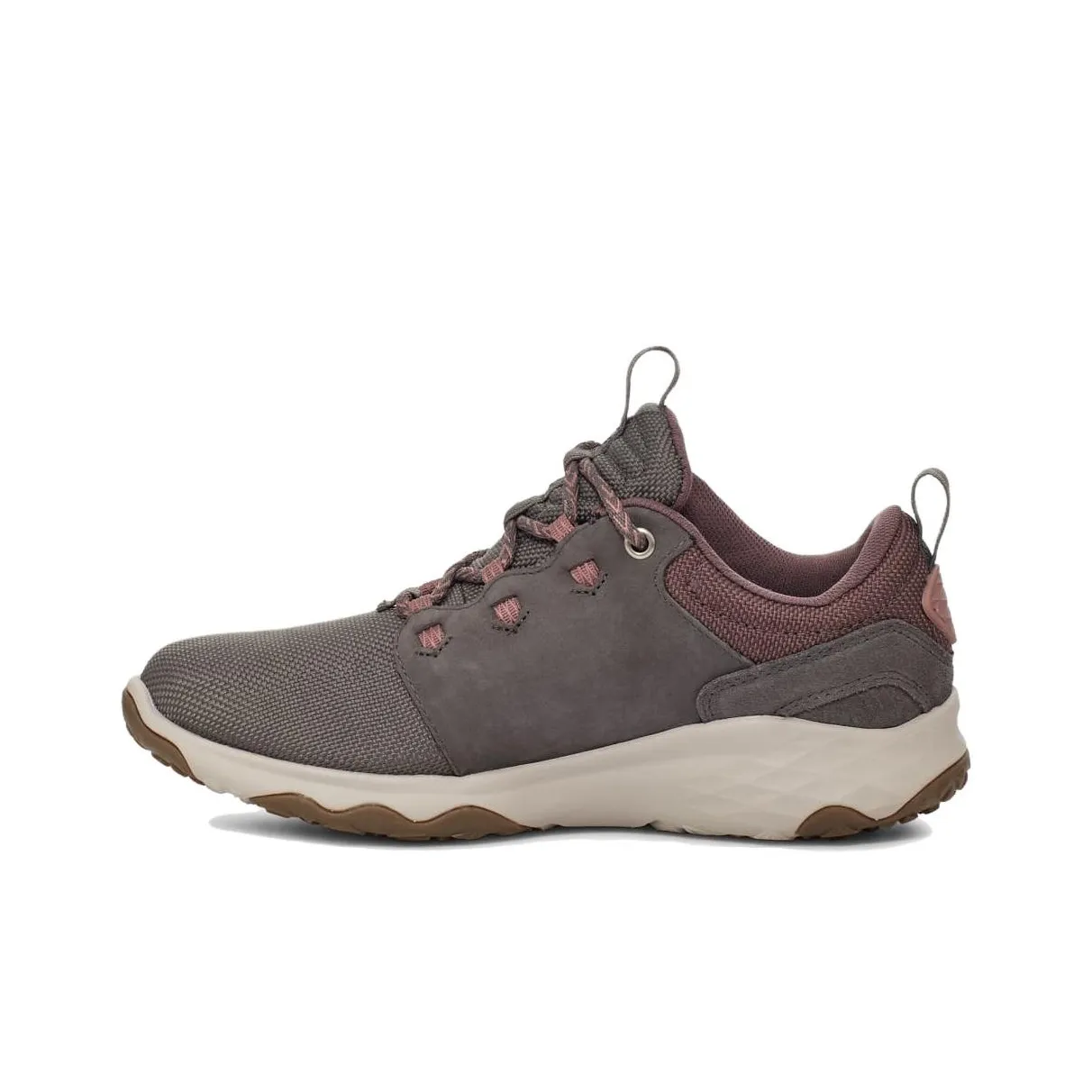 Teva Canyonview Cushioned Slip-Resistant Low-Top Trekking Shoes Women's Gray Pink