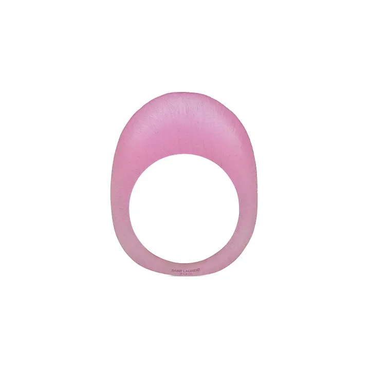 SAINT LAURENT Смола Кольца Женские Розовый