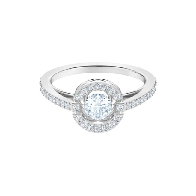 Swarovski Rhodium Plated Rings Women's Silver