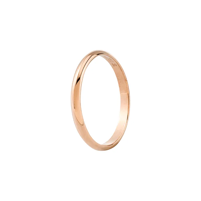 CARTIER 18K Rose Gold Rings Unisex Rose Gold