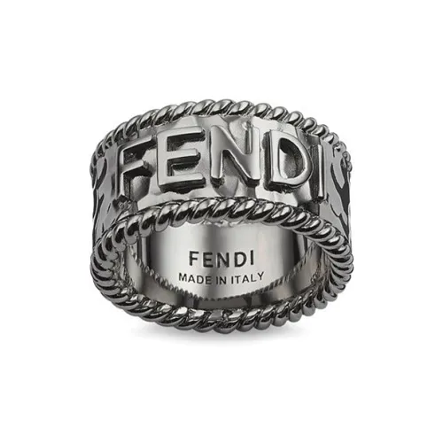 FENDI Медные Кольца Серебряные Унисекс