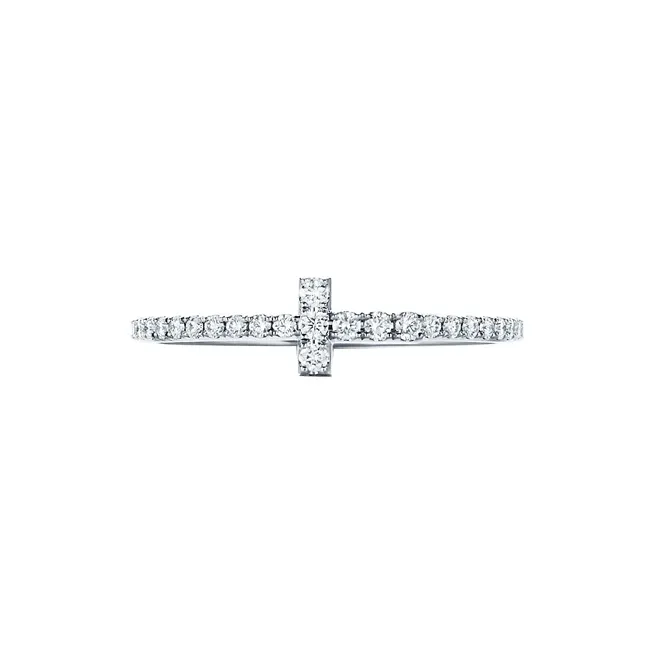 TIFFANY & CO. 18K White Gold Rings Women's