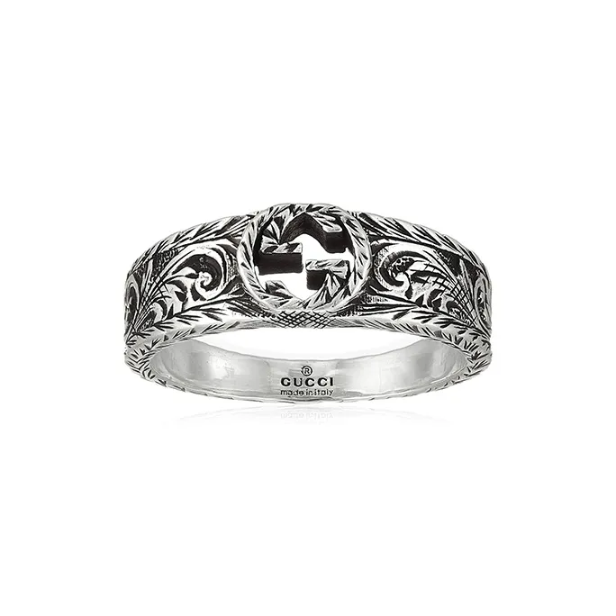 GUCCI Metal Rings Unisex Silver