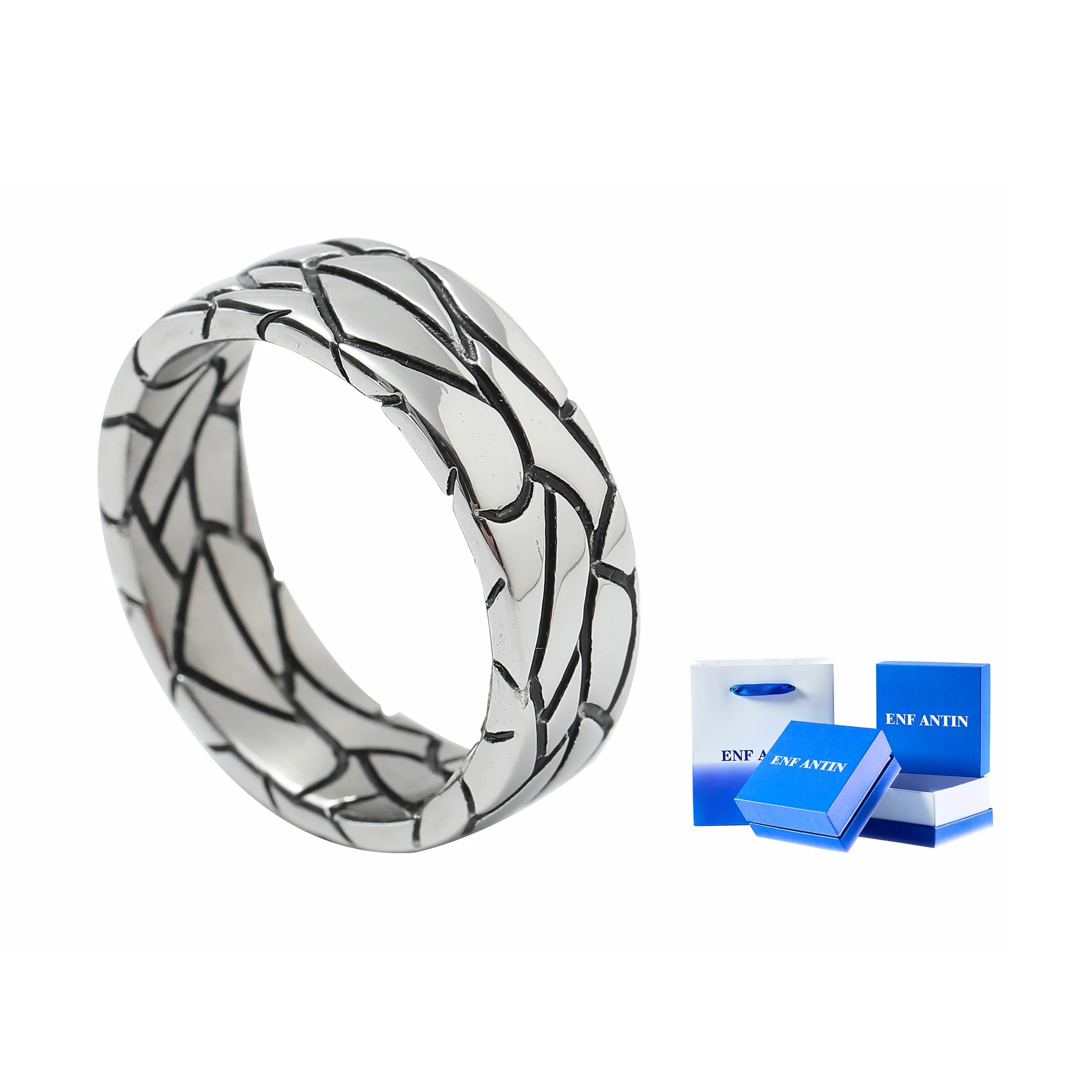 ENFANTIN Кольца из титанового стального сплава Унисекс