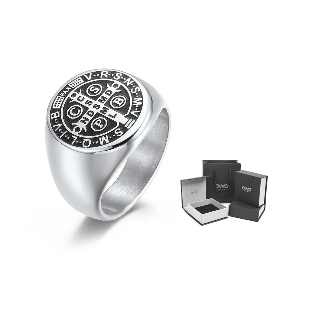 OWO Кольца из титанового стального сплава для мужчин