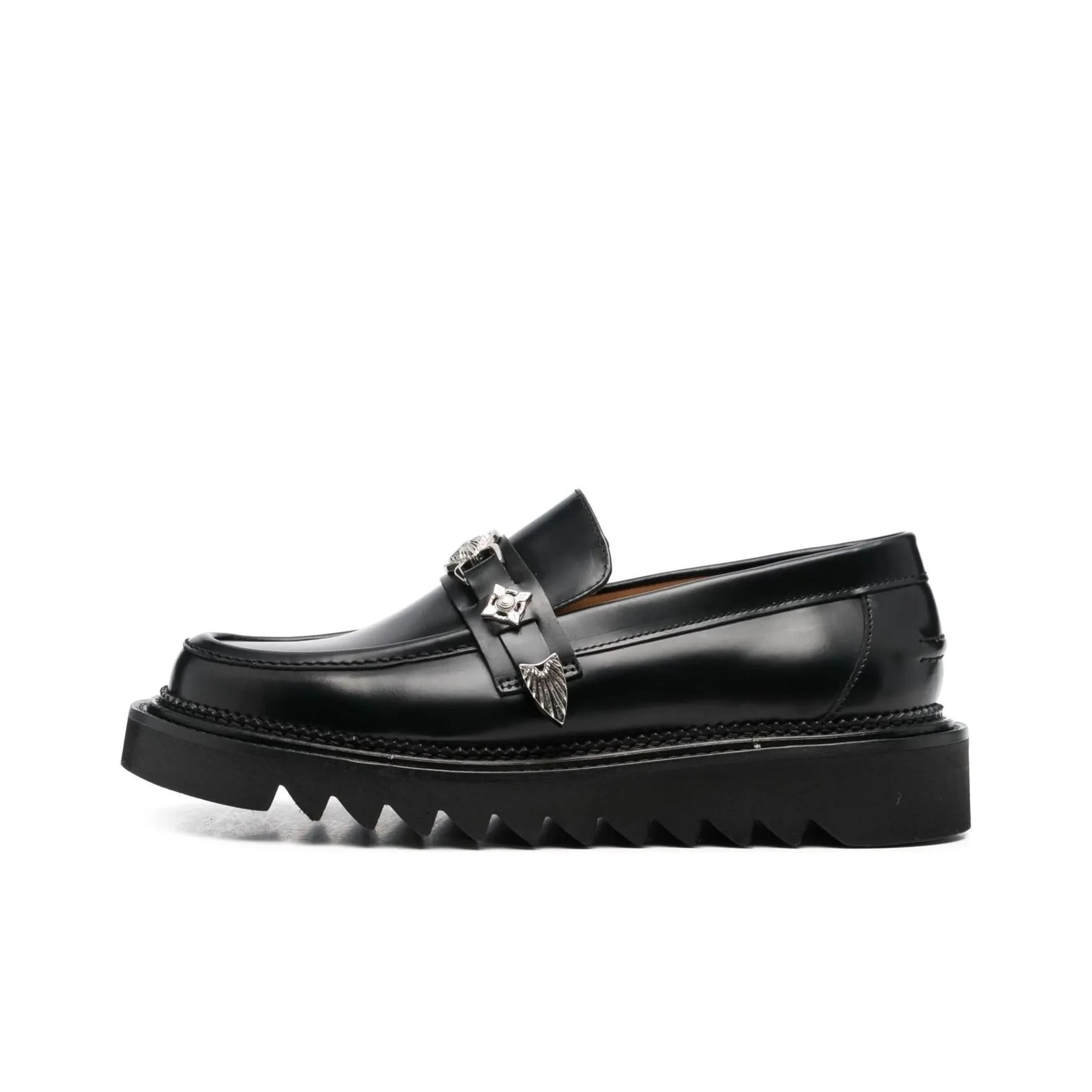 TOGA VIRILIS Plaque-detailing Two-tone Loafers