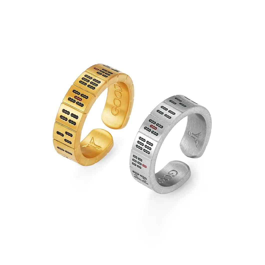 Zeroline Кольца из титанового стального сплава Унисекс
