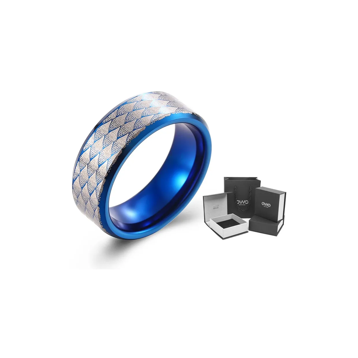 OWO Кольца из титанового стального сплава для мужчин