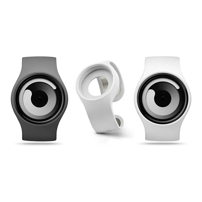 ZIIIRO Zero Gravity Collection Кварцевый механизм Унисекс Часы Черный циферблат Корпус из нержавеющей стали Ремешок из нержавеющей стали