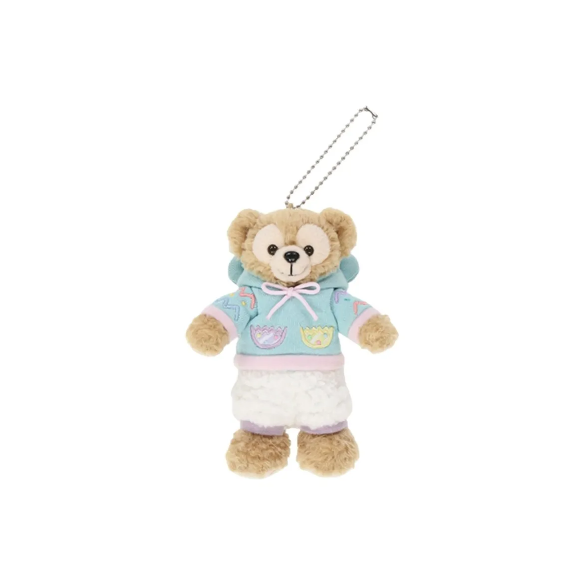 Disney 2024 Duffy and Friends Spring Collection Даффи Кукла в Прямой Позе Плюшевая Подвеска 15 см Высота