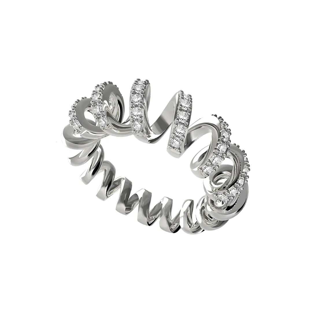 BOONEE Кольца с серебряным покрытием женские